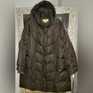 Michael Kors Dark Brown Puffer Jacket (Down)